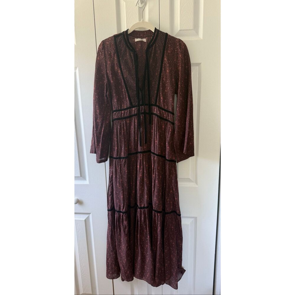 Dôen XS Elix Prairie Paisley Maxi Dress - Picture 4 of 9